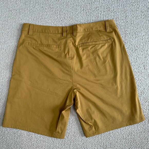 Rhone Commuter Shorts Mens Size 36 Gold Flex-Knit Stretch 9" Regular Fit Golf - Picture 2 of 12